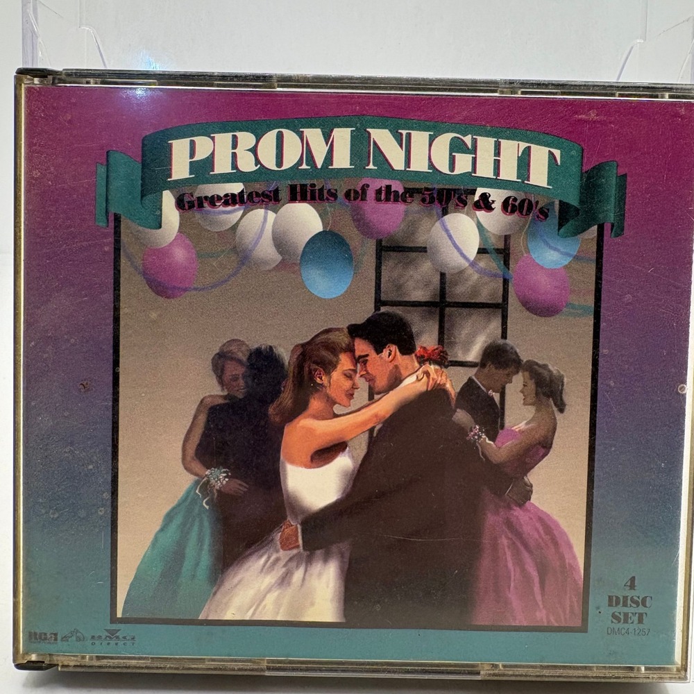 Prom Night Greatest Hits of the‎ 50s & 60s 4 Disc CD Set RCA BMG DMC4-1257
